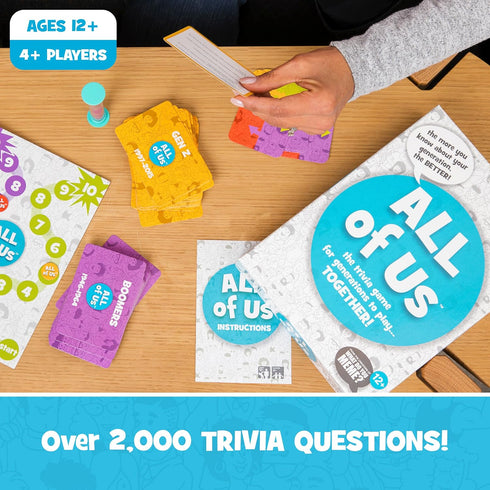 WHAT DO YOU MEME? All of Us - The Family Trivia Game for All Generations - Family Card Games for Kids and Adults...