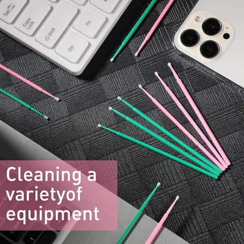 200 Pieces Sewing Machine Cleaning Brushes Disposable Clean Swabs Pointed Tips Cleaning Swabs Sewing Tool Multi Purpose Cleaning Swab Sticks for P...
