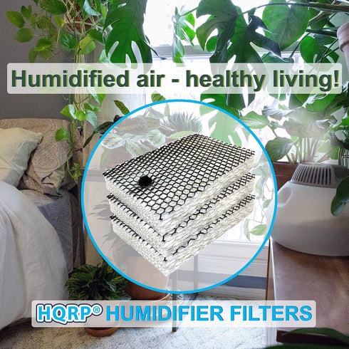 HQRP 3-Pack Filter Compatible with Bionaire BWF100, BCM630, BCM645, BCM646, BCM655, BCM657, BCM658, BCM658C, BCM658SC Humidifiers