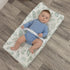 Organic Muslin Changing Pad Cover - Fitted Baby Changing Mat, Soft and Breathable, Eucalyptus Leaves, 16”x32”...