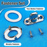 10 Sets Marine Grade Twist Lock Fasteners Turn Button Eyelet and Stud, Mounting Screws for Canvas Marine Fastener Turn Buttons...