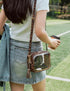 Clear Bag Stadium Approved, PVC Clear Crossbody Purse Small Clear Crossbody Bag with Adjustable Shoulder Strap...