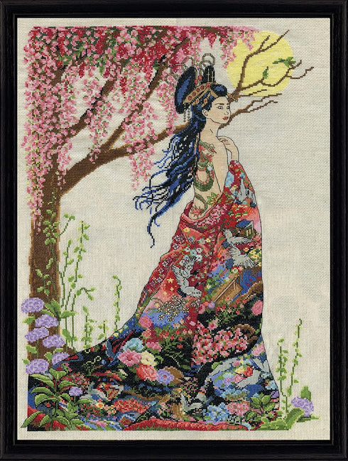 Design Works Crafts Queen of Silk, 16 x 22 Counted Cross Stitch Kit, Multi-colour...