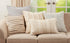SARO LIFESTYLE Chloe Collection Woven Stripe Design Throw Pillow Cover, 16" x 24", Natural...