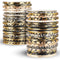 NiArt 80g Gold Foil Washi Tape Set, Random Patterned Slim Decorative Masking Tapes for Bullet Journals, Scrapbooking, DIY Crafts, Party Decor - Wi...