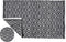 Ramanta Home 100% Cotton Diamond Rug 21x34 Hand Woven Reversible Washable Rug - Black,Farmhouse Bathroom Rugs,Entry Rugs,Rugs for Living Room, Kit...