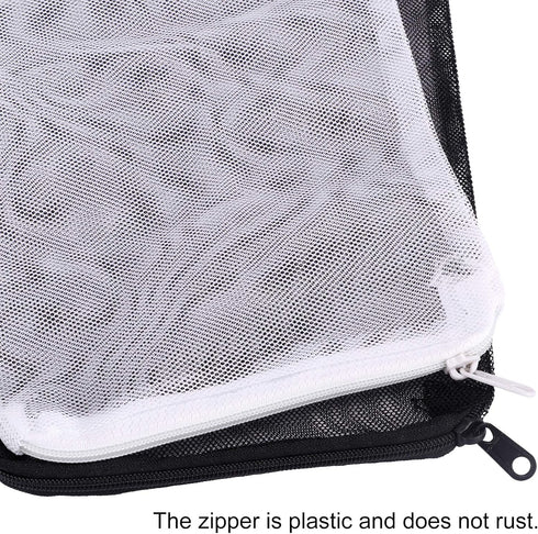 DEPEPE 10pcs Aquarium Filter Media Bags with Zipper for Activated Carbon, Biospheres, Ceramic Rings...