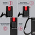 SABRE Runner Defense Spray, 3-in-1 Formula Contains Pepper Spray, CS Military Tear Gas & UV Marking Dye, Max Strength, Reflective Hand Strap For E...