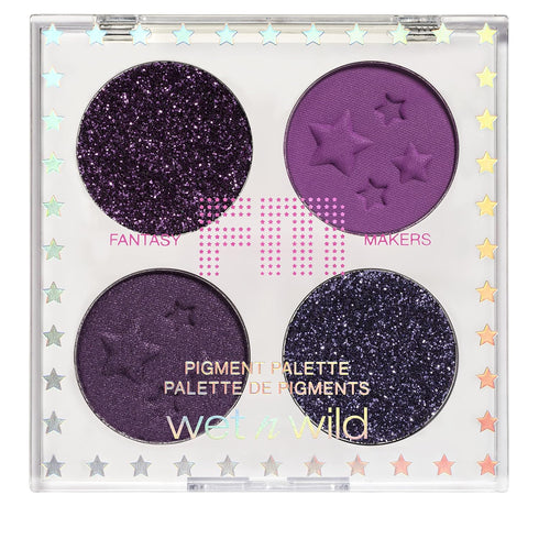 wet n wild Metallic Eyeshadow Fantasy Makers Fantasy Makers Pigment Palette, Shimmer Eye Makeup, Pink-Palooza,1230435...