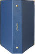 russell+hazel Mini Bookcloth Signature 3 Ring Binder, Office Supplies, Denim, 8” x 9”...