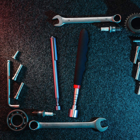 Telescoping Magnet Pick up Tools Include 20 lb Magnetic Tool and 3 lb Telescoping Magnet Stick Gadget for Hard to Reach Places Suitable for Birthd...