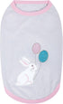 Blueberry Pet Pack of 2 Soft & Comfy Wonderland Striped Cotton Blend Dog T Shirts, Back Length 12", Clothes for Dogs...
