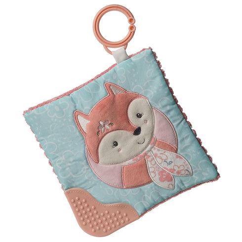 Mary Meyer Crinkle Teether Toy with Baby Paper and Squeaker, 6 x 6-Inches, Sweet n Sassy Fox...