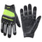 HANDLANDY Grip Work Gloves with TPR Impact Reducing Safety Working Gloves, Mechanic Work Gloves for Men Women (Hi vis-Green, 2X-Large)...