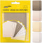 ZEFFFKA Premium Quality Fabric Iron-on Patches Inside & Outside Strongest Glue 100% Cotton Shades of Brown Beige Khaki Repair Decorating Kit 12 Pi...