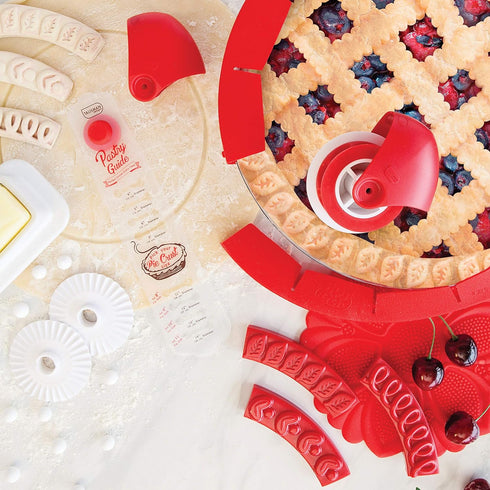 Talisman Designs Pastry Wheel Pie Crust Decorator | Pie Crust Wheel | Pie Crust Decorating Tools | Easy to Use Pastry Wheel | Pie Decorating Tools...