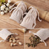 erduoduo Pack of 50 Small Burlap Bags With Drawstring,3x4inch Gift Little Burlap Drawstring Bags,Reusable Small Sachet Bags,Tea Bag...