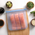 Ziploc Endurables Large Pouch, 8 Cups, Reusable Silicone Bags and Food Storage Meal Prep Containers for Freezer, Oven, and Microwave, Dishwasher S...