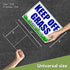 3 PC Keep Off Grass Sign with Stake - 8 x 12 Double Sided Coroplast Do Not Walk on Grass Sign - Keep Dogs Off Lawn - Stay Off Grass Signs for Yard...