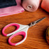 SINGER 07190 4-Inch Craft Scissors with Pink and White Comfort Grip, ,...