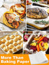 SMARTAKE 200 Pcs Parchment Paper Baking Sheets, 9x13 Inch Non-Stick Precut Baking Parchment, Suitable for Baking Grilling Air Fryer Steaming Bread...