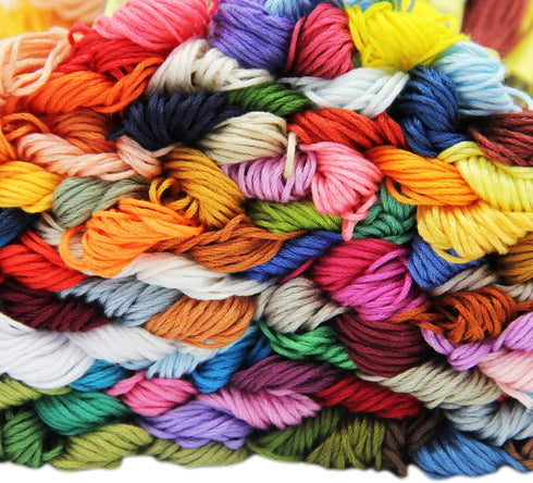 ATDAWN Rainbow Color Embroidery, Cross Stitch Threads, Bracelets, Crafts Floss, 100 Count...