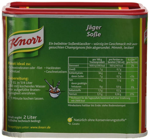 Jager Sauce (Hunter Sauce) (Knorr) 2 Liter...