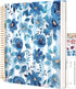 CAGIE Hardcover Spiral Notebook 8.5 x 11 Spiral Journal Notebooks College Ruled with Large Pockets Aesthetic Floral Note Book Spiral Bound Journal...
