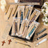 Gueevin 20 Sets Christian Gift Bulk Bible Verse Bamboo Pens Christian Bookmarks and Scripture Silicone Keychains Inspirational Ballpoint Pens Reli...