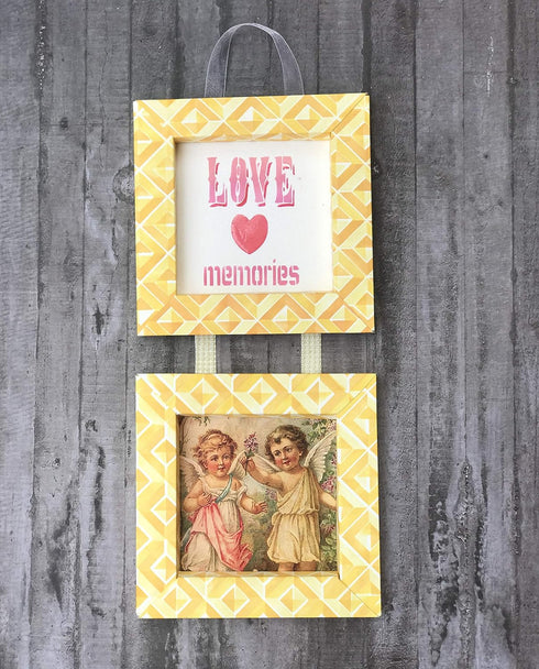 CrafTreat Geometric Stencils for Painting on Wood, Wall, Tile, Canvas, Paper, Fabric and Floor - Geometric Designs Bundle - 6 Pcs - 6x6 Inches Eac...