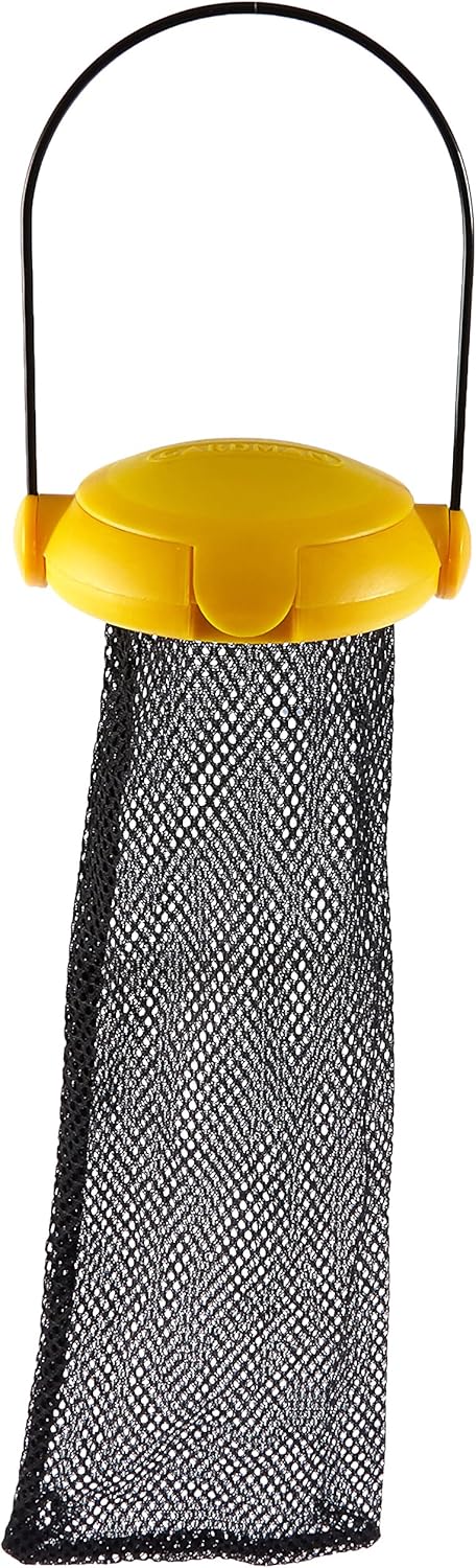 Gardman BA04820A Yellow Flip Top Thistle Feeder Mesh Bag, 4" Wide x 12" High...