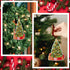 Christmas Cross Stitch Kit Counted Cross Stitch Christmas Tree Hanging Ornament Kit Christmas Counted Cross Stitch Ornament Kit DIY Embroidery Gif...