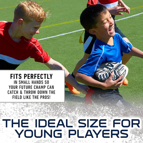 Franklin Sports NFL Team Footballs - Youth Mini Footballs for All NFL Teams - Kids Junior 8.5" Football + Air Pump Sets - Official NFL Licensed Fo...
