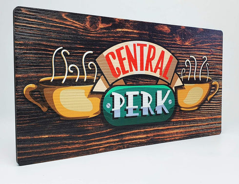 Central Perk, FRIENDS Tv Show Inspired, Handmade Wooden Sign, Kitchen Decor Gift for Friends Lovers...