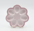 20792 Fine Porcelain Small Purple Deviled Egg Plate 6 7/8"D x 1/2"H...