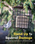 iBorn Suet Feeder Suet Bird Feeders for Outside Hanging,Squirrel Proof Suet Cakes Bird Feeder for Wild Birds,Metal Brown(Pack of 1)...