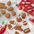 Wilton Holiday Multi-Cookie Cutter Sheet, Red...