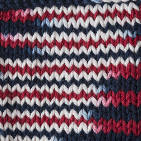 Lily Sugar 'N Cream The Original Ombre Yarn, 2oz, Gauge 4 Medium, 100% Cotton, Red White Blue - Machine Wash & Dry...