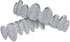 TOPGRILLZ 18K Gold Plated Iced Out Simulated 8 Top and Bottom Diamond Grills for Your Teeth with Extra Molding Bars...