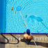 Pool Net - Pool Skimmer Net with Plastic Frame, Skimmer Net with Fine Mesh Net, Pool Nets for Cleaning Leaf of Swimming Pools, Spa, Hot Tubs...