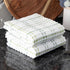 Ritz Royale Collection 100% Combed Terry Cotton, Highly Absorbent, Oversized Kitchen Towel Set, 28" x 18", 2-Pack, Checked, Cactus Green...