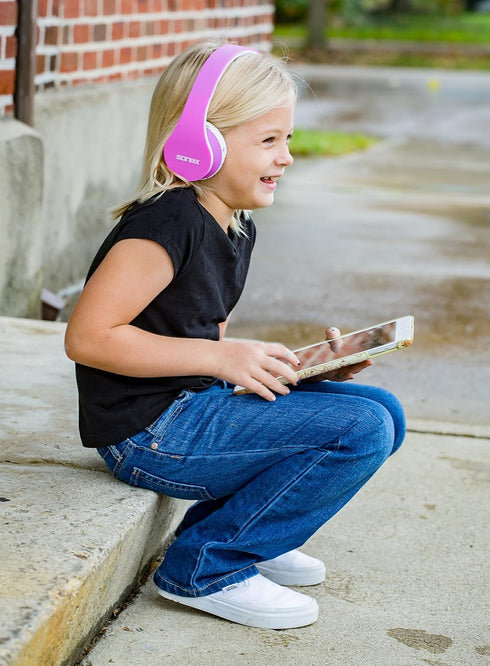 BTX1 Kids Bluetooth Headphones (Pink)......