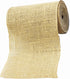 Burlap Jute Ribbon 5 inch x 30 feet Tight Weave and Finish Edges | Jute- Burlap Roll of 10 Yards Eco-Friendly, Natural Ribbon Rolls (Natural, 5 In...
