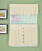 Today's Curtain, Orleans Scallop Curtain, Ecru 30" Tier Pair and Tieback, 60" W x 30" L, Ecru...