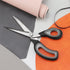 Premium Tailor Scissors Heavy Duty Multi-Purpose Titanium Scissors Professional for Leather Cutting Industrial Sharp Sewing Shears, Gray...