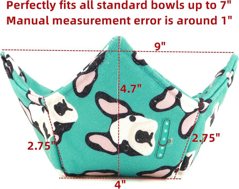 Cotton Microwavable Bowl Cozy, Microwave Bowl Holders, Bowl Snuggies, Microwave-Safe Hot Bowl Holders, Soup Bowl Cozy Bowl Hot Pads Hot Heat Proof...