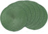 AHHFSMEI Round Braided Placemats 15 Inch Round Table Mats for Dining Tables Natural Woven Heat Resistant Place mats Set of 6 (Olive Green)...