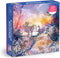 Galison Enchanted Snowfall – 1000 Piece Foil Jigsaw Puzzle Featuring A Beautiful Snowy Winter Landscape Under The Starry Sky...