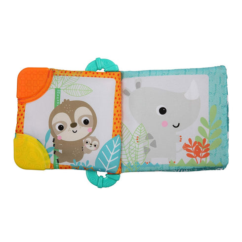 Bright Starts Teethe & Read Soft Book Toy, Ages 3 Months +, Style May Vary...