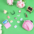 SOTOGO 34 Pieces Doll House School Supplies Mini School Accessories Dollhouse Toy Home Miniature Model DIY Doll Accessories...